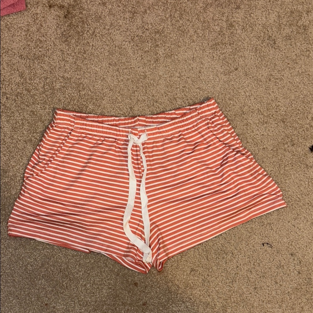 Born Kids Pajama Bottoms - Red and White Stripes